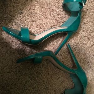 Teal Sandal Heels